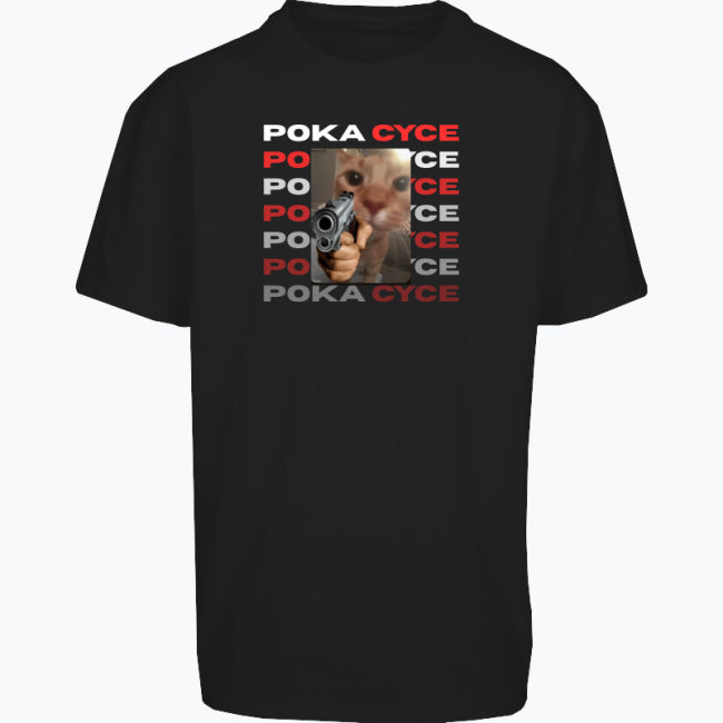 Bluzka Oversize Poka Cyce Groźba
