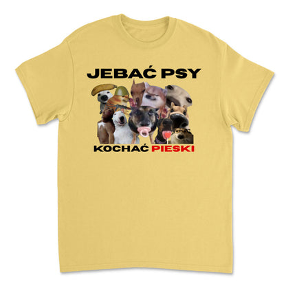 Koszulka Jebać Psy Kochać Pieski