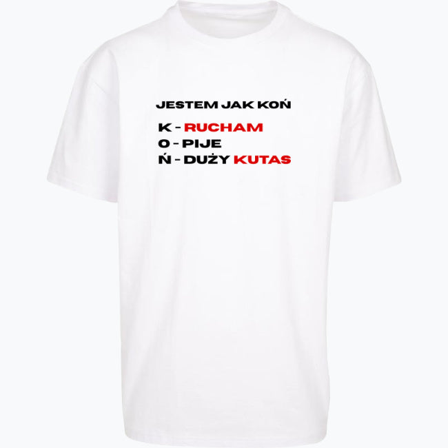 Bluzka Oversize Jestem jak Koń