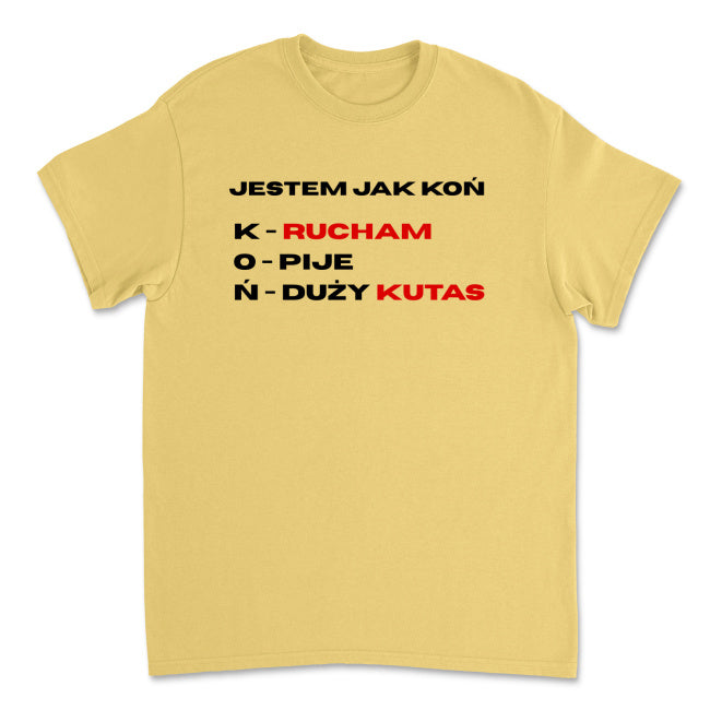 Koszulka Jestem Jak Koń