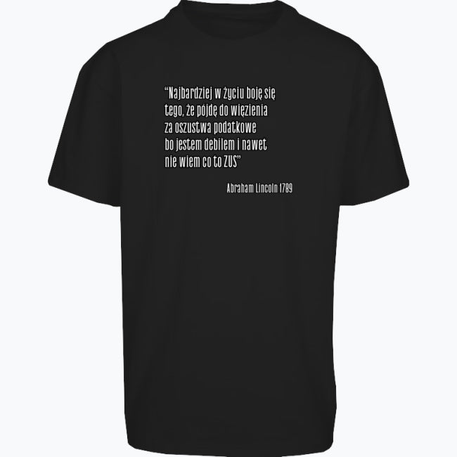 Bluzka Oversize Abraham Lincoln