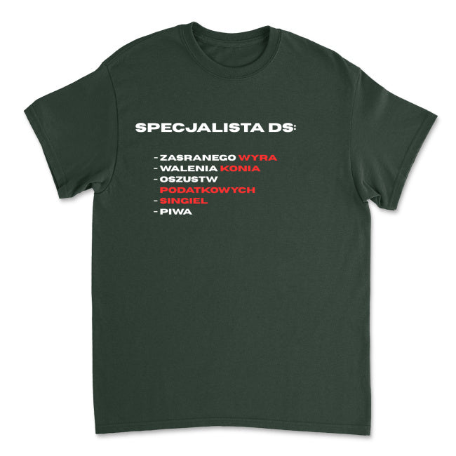 Koszulka Specjalista ds: