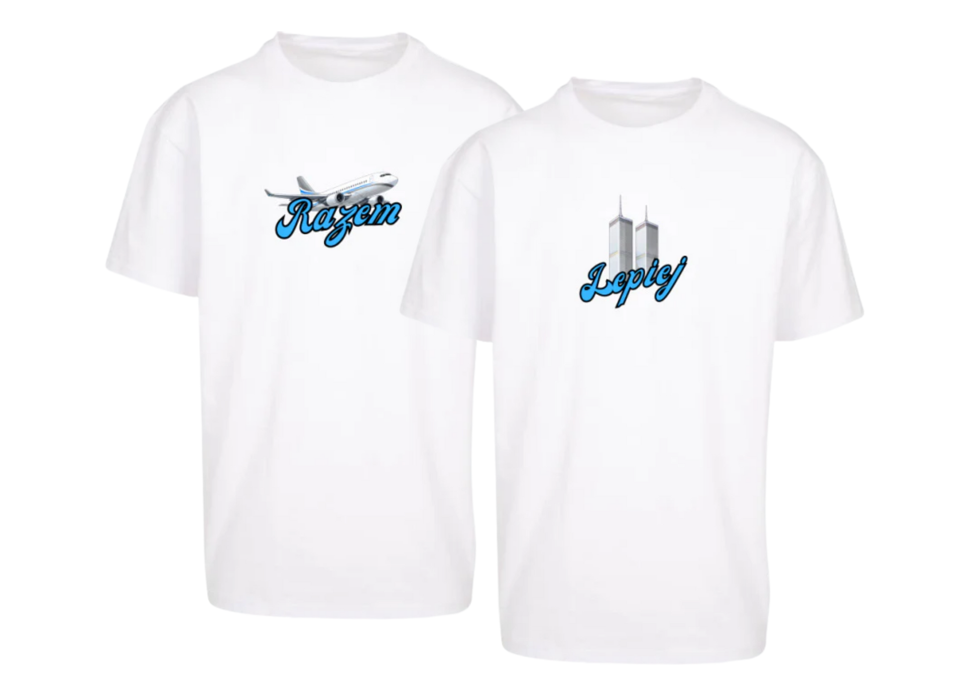 Bombowa Para Oversize (Niebieski)